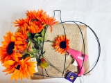 Create a Stunning Dollar Tree Pumpkin Wreath with Sunflowers