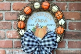 Creating a Festive Dollar Tree Pumpkin Patch Wreath: DIY Fall Craft