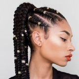 15 Ponytail Updo Hairstyles For Black Women